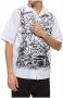 Alexander mcqueen Gedrukt Logo Katoenen Overhemd White Heren - Thumbnail 2