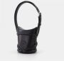 Alexander mcqueen Zwarte Leren Curve Micro Tas Black Dames - Thumbnail 2