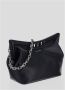 Alexander mcqueen Gebogen Magnetisch Frame Leren Schoudertas Zwart Dames - Thumbnail 2