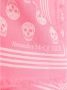 Alexander mcqueen Zijden Sjaal met Skull Motief Roze Dames - Thumbnail 2