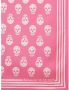 Alexander mcqueen Roze Biker Zijden Sjaal met Skull Patroon en Logo Roze Dames - Thumbnail 2