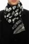Alexander mcqueen Sjaal met schedel motief Black Heren - Thumbnail 2