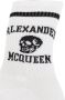 Alexander mcqueen Witte Intarsia-Knit Logo Skull Sokken White Heren - Thumbnail 2