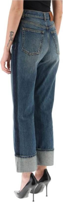 alexander mcqueen Straight Jeans Blauw Dames