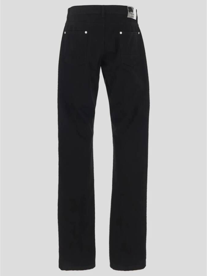 alexander mcqueen Upgrade je denim collectie met stijlvolle straight jeans Zwart Heren