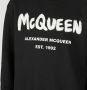 Alexander mcqueen Zwart Katoenen Oversized Sweatshirt Stijlvol en Comfortabel Black Dames - Thumbnail 4