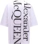 Alexander mcqueen Organisch Katoenen Logo Print T-Shirt Wit Aw23 White Heren - Thumbnail 2