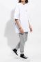 Alexander mcqueen Exploded Logo T-Shirt Wit Zwart White Heren - Thumbnail 2