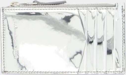 alexander mcqueen Zilveren Skull Clutch Portemonnee Grijs Dames
