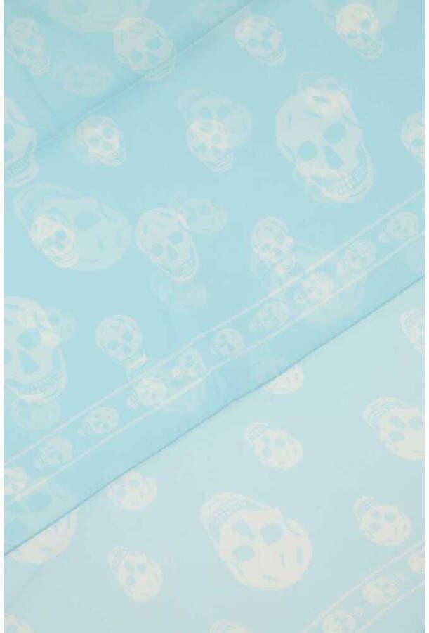 alexander mcqueen Scarfs AND Foulards Blauw Dames