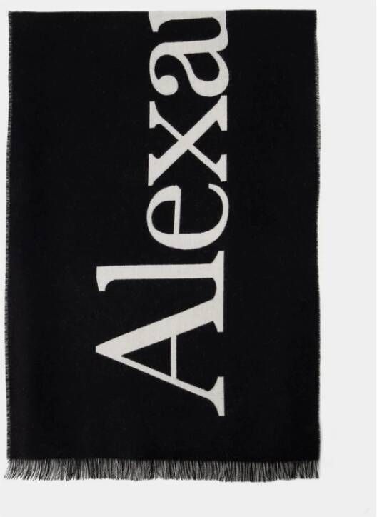 alexander mcqueen Multicolor Winter Sjaal Zwart Heren