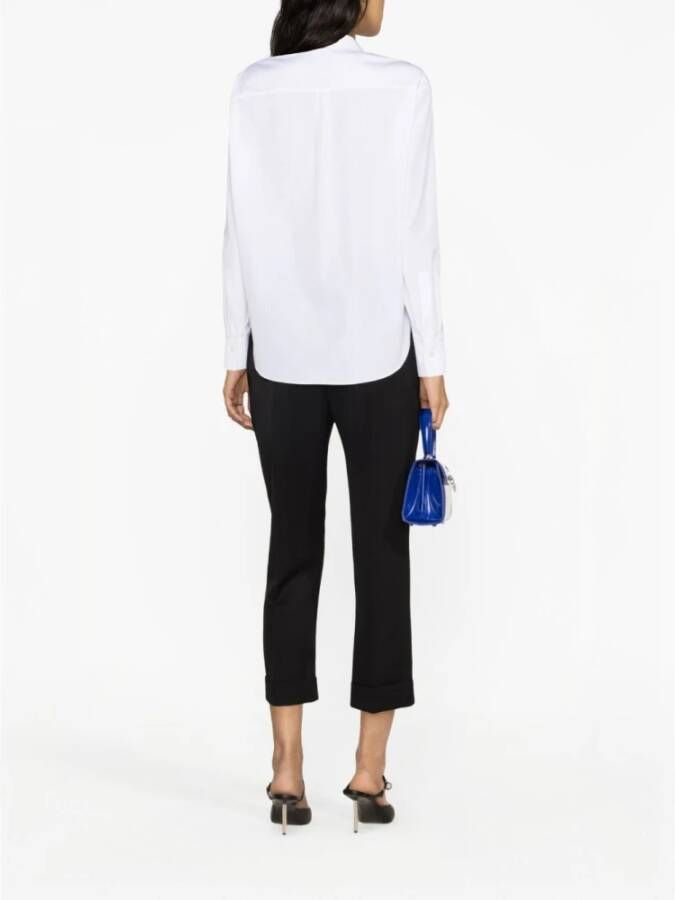 alexander mcqueen Witte Overhemd met Puntkraag White Dames