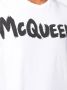 Alexander mcqueen Katoenen T-shirt met Geribbelde Halslijn White Heren - Thumbnail 3