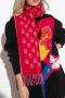 Alexander mcqueen Wollen sjaal Rood Dames - Thumbnail 2
