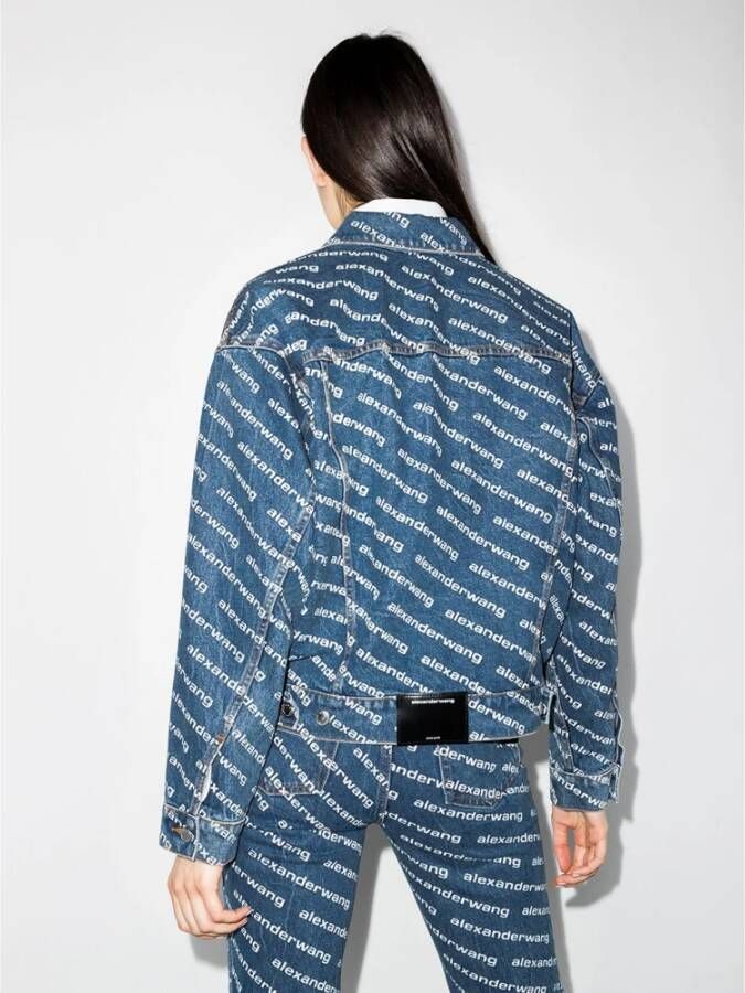 alexander wang Denimjacks Blauw Dames