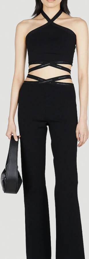 alexander wang Straight Trousers Zwart Dames