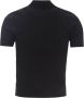 Alexander wang Zwart Katoenen T-Shirt met Hoge Kraag en Logo Patch Zwart Dames - Thumbnail 2