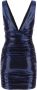 Alexandre Vauthier Blauwe pailletten mini -jurk Blauw Dames - Thumbnail 2