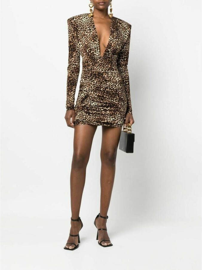 Alexandre Vauthier Short Dresses Bruin Dames