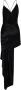 Alexandre Vauthier Zwarte Asymmetrische Mini Jurk Black Dames - Thumbnail 2