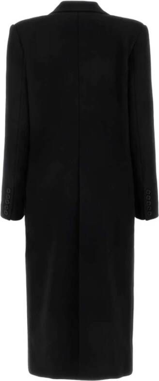 Alexandre Vauthier Single-Breasted Coats Zwart Dames