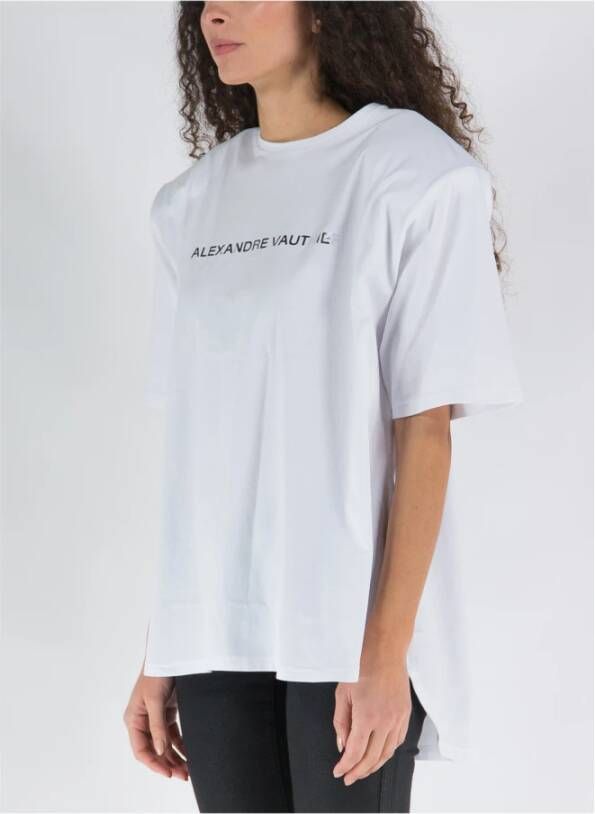 Alexandre Vauthier T-Shirts Wit Dames