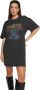 ALIX THE LABEL Dames Jurken Ladies Knitted On Tour T-shirt Dress Zwart - Thumbnail 6