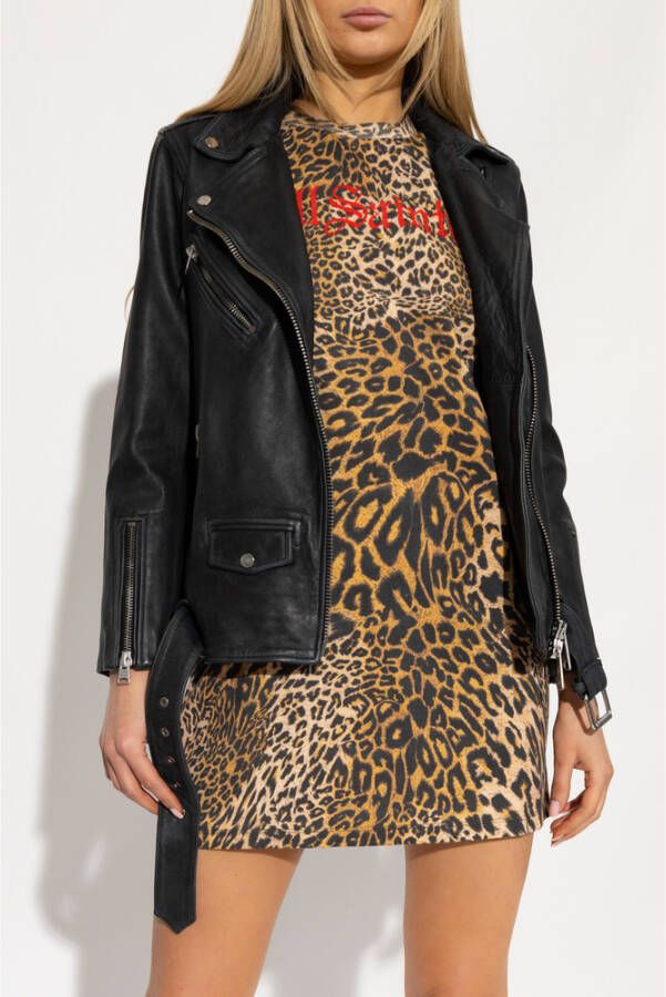 AllSaints Billie Biker Jacket Zwart Dames