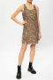 AllSaints Brellie Mouwloze Pailletten Mini-jurk Orange Dames - Thumbnail 2