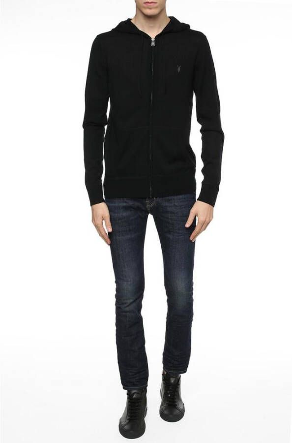 AllSaints Modus logo-geobjecteerd sweatshirt Zwart Heren
