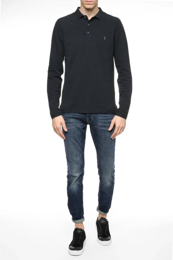 AllSaints Reform polo Zwart Heren