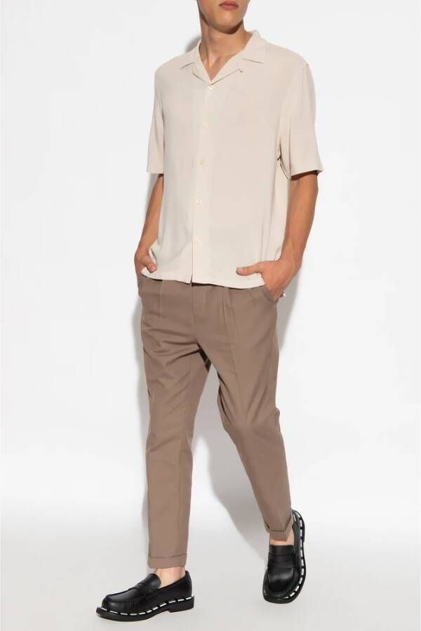 AllSaints Venice'losvallend overhemd Beige Heren
