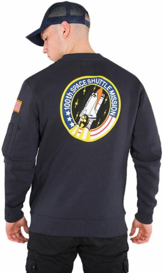 alpha industries Bluza Space Shuttle 178307 07 Blauw Heren