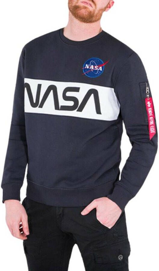 alpha industries Bluza Space Shuttle Sweater 178308 07 S Blauw Heren