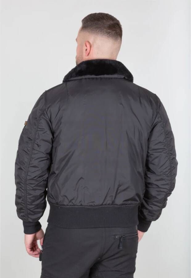 alpha industries Injector III Zwarte Aviator Jas Black Heren