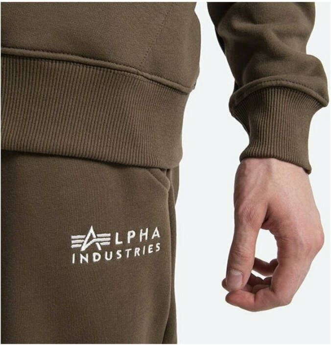 alpha industries Organics Emb Jogger 118365 629 broek Bruin Heren