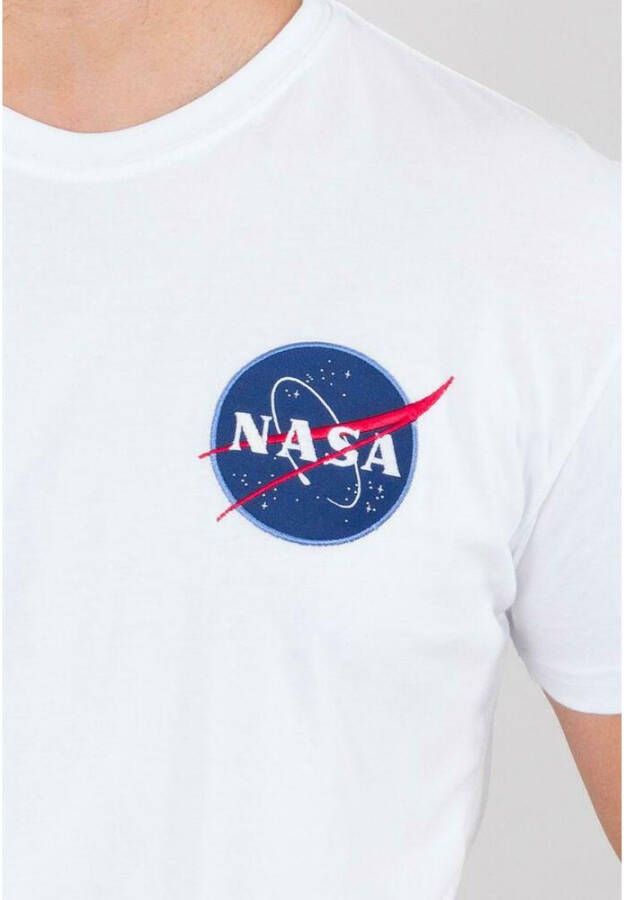 alpha industries Space Nasa T-shirt Wit Heren