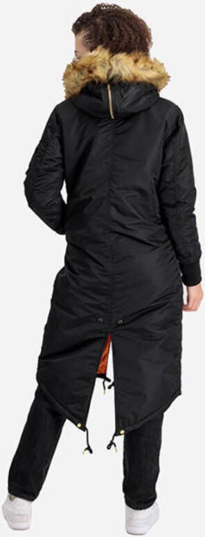 alpha industries Fishtail winter coat Zwart Dames