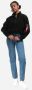 Alpha industries Zwarte Cropped Sherpa Coltrui Sweatshirt Black Dames - Thumbnail 7