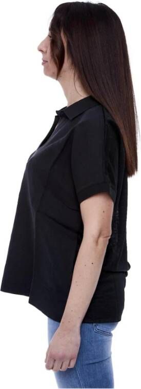 Alpha Studio Dames Jersey Polo Black Dames