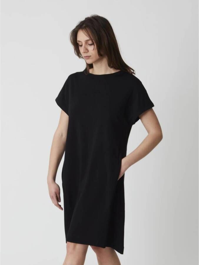 Alpha Studio Jersey Jurk Black Dames