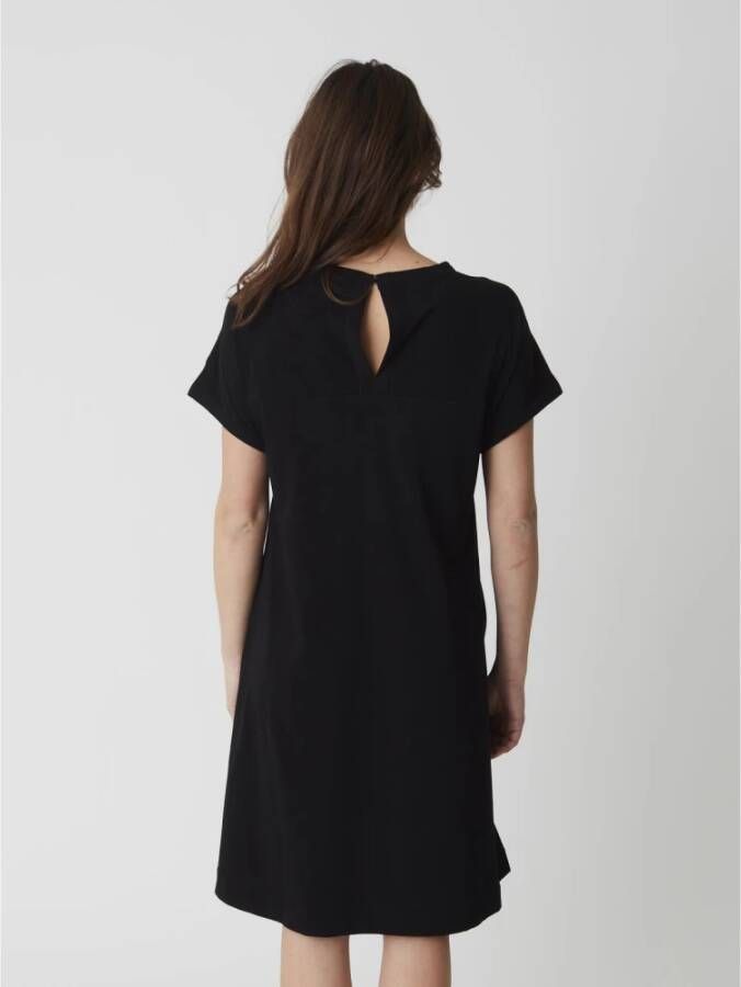 Alpha Studio Jersey Jurk Black Dames