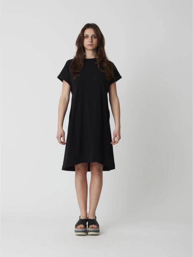 Alpha Studio Jersey Jurk Black Dames