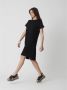 Alpha Studio Jersey Jurk Black Dames - Thumbnail 4