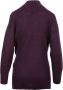 Alpha Studio Merino Turtleneck Sweater met Taille Split Black Dames - Thumbnail 2