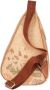 Alviero Martini 1a Classe Een-schouder Touw Tas met Verstelbare Logo Band Beige Dames - Thumbnail 4