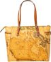 Alviero Martini 1a Classe Klassieke Geo Print Schouder Shopping Tas Brown Dames - Thumbnail 4