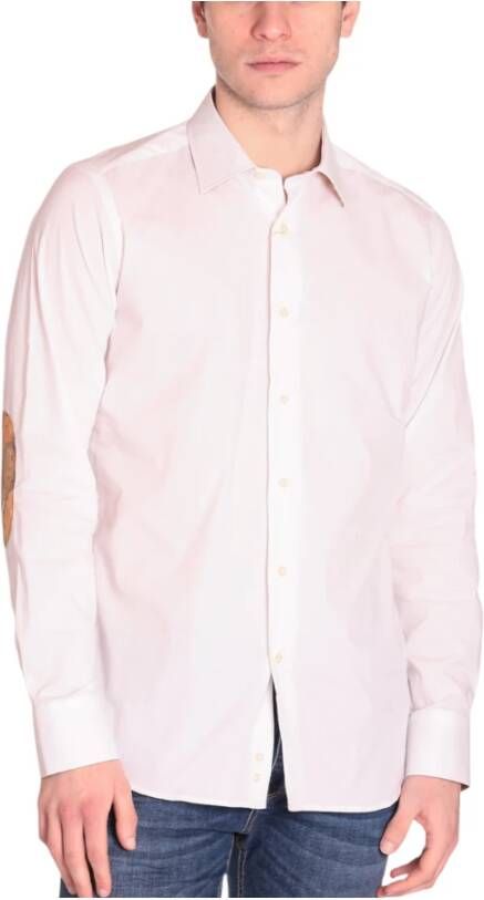 Alviero Martini 1a Classe Casual overhemd Wit Heren