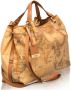 Alviero Martini 1a Classe Klassieke Geo Print Handtas met Verstelbare Band Brown Dames - Thumbnail 2