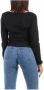 Alviero Martini 1a Classe Zwart Bedrukte V-Hals Gebreide Kleding voor Vrouwen Black Dames - Thumbnail 4